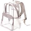 imageBaggallini Clear Backpack  Lightweight Large 115x 155x 6 Inch Clear BagGray