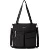 imageBaggallini Everywhere Tote125quot x139 Tote WomenLightweight Work Travel Carry on BagBlack