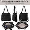 imageBaggallini Everywhere Tote125quot x139 Tote WomenLightweight Work Travel Carry on BagBlack
