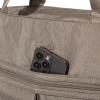 imageBaggallini Everywhere Tote125quot x139 Tote WomenLightweight Work Travel Carry on BagSterling Shimmer