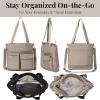 imageBaggallini Everywhere Tote125quot x139 Tote WomenLightweight Work Travel Carry on BagSterling Shimmer