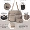imageBaggallini Everywhere Tote125quot x139 Tote WomenLightweight Work Travel Carry on BagSterling Shimmer