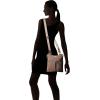 imageBaggallini Horizon Crossbody Bags for Women 10x105 Lightweight WaterResistant Nylon RFID Purse Handbag wWristlet IncludedPewter Zebra Emboss