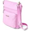imageBaggallini Modern Pocket Crossbody Bag for Women 85quotx85quot Handbag Purse with RFID Lightweight WaterResistantHibiscus Pink