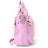 imageBaggallini Modern Pocket Crossbody Bag for Women 85quotx85quot Handbag Purse with RFID Lightweight WaterResistantHibiscus Pink