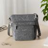imageBaggallini Modern Pocket Crossbody Bag for Women 85quotx85quot Handbag Purse with RFID Lightweight WaterResistantMidnight Blossom Print