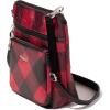 imageBaggallini Modern Pocket Crossbody Bag for Women 85quotx85quot Handbag Purse with RFID Lightweight WaterResistantRed Buffalo Plaid