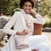 imageBaggallini Modern Pocket Crossbody Bag for Women 85quotx85quot Handbag Purse with RFID Lightweight WaterResistantRose Metallic Quilt