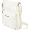 imageBaggallini Modern Pocket Crossbody Bag for Women 85quotx85quot Handbag Purse with RFID Lightweight WaterResistantWhite
