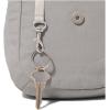 imageBaggallini Swift Flap Mini 63quot X7quot Lightweight Small Travel Purse with Crossbody Strap and RFIDBlite Silver Sand