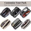imageBaggallini Take Two Rfid5x725quot Lightweight Small Phone Wallet Crossbody BagNylon Travel PurseBlack Python Emboss