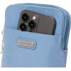 imageBaggallini Take Two Rfid5x725quot Lightweight Small Phone Wallet Crossbody BagNylon Travel PurseCornflower