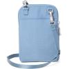 imageBaggallini Take Two Rfid5x725quot Lightweight Small Phone Wallet Crossbody BagNylon Travel PurseCornflower