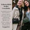 imageBaggallini Trifecta RFID Wallet 8quotx6quot Crossbody Women Convertible Fanny Pack Belt BagAutumn Peony