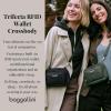 imageBaggallini Trifecta RFID Wallet 8quotx6quot Crossbody Women Convertible Fanny Pack Belt BagBlack Puff