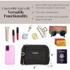 imageBaggallini Trifecta RFID Wallet 8quotx6quot Crossbody Women Convertible Fanny Pack Belt BagBlack W Gold Hardware