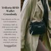 imageBaggallini Trifecta RFID Wallet 8quotx6quot Crossbody Women Convertible Fanny Pack Belt BagDark Umber Heritage