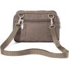 imageBaggallini Trifecta RFID Wallet 8quotx6quot Crossbody Women Convertible Fanny Pack Belt BagDark Umber Heritage
