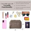 imageBaggallini Trifecta RFID Wallet 8quotx6quot Crossbody Women Convertible Fanny Pack Belt BagDark Umber Heritage