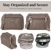 imageBaggallini Trifecta RFID Wallet 8quotx6quot Crossbody Women Convertible Fanny Pack Belt BagDark Umber Heritage