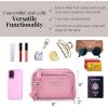 imageBaggallini Trifecta RFID Wallet 8quotx6quot Crossbody Women Convertible Fanny Pack Belt BagDusty Mauve