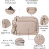 imageBaggallini Trifecta RFID Wallet 8quotx6quot Crossbody Women Convertible Fanny Pack Belt BagMoonrock Puff