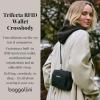 imageBaggallini Trifecta RFID Wallet 8quotx6quot Crossbody Women Convertible Fanny Pack Belt BagSterling Shimmer