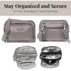 imageBaggallini Trifecta RFID Wallet 8quotx6quot Crossbody Women Convertible Fanny Pack Belt BagSterling Shimmer