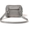 imageBaggallini Trifecta RFID Wallet 8quotx6quot Crossbody Women Convertible Fanny Pack Belt BagSterling Shimmer