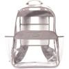 imageBaggallini Clear Backpack  Lightweight Large 115x 155x 6 Inch Clear BagGray