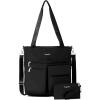 imageBaggallini Everywhere Tote125quot x139 Tote WomenLightweight Work Travel Carry on BagBlack