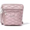 imageBaggallini Modern Pocket Crossbody Bag for Women 85quotx85quot Handbag Purse with RFID Lightweight WaterResistantRose Metallic Quilt