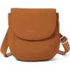 imageBaggallini Swift Flap Mini 63quot X7quot Lightweight Small Travel Purse with Crossbody Strap and RFIDBlite Caramel