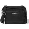 imageBaggallini Trifecta RFID Wallet 8quotx6quot Crossbody Women Convertible Fanny Pack Belt BagBlack