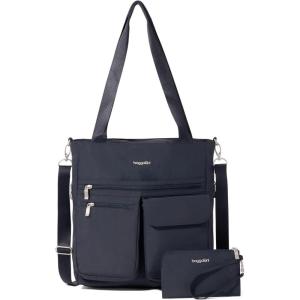 imageBaggallini Everywhere Tote125quot x139 Tote WomenLightweight Work Travel Carry on BagFrench Navy