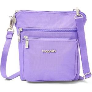 imageBaggallini Modern Pocket Crossbody Bag for Women 85quotx85quot Handbag Purse with RFID Lightweight WaterResistantLavender Surf