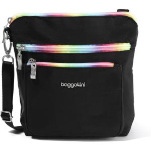 imageBaggallini Modern Pocket CrossbodyOnyx Rainbow Pride
