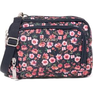 imageBaggallini Trifecta RFID Wallet 8quotx6quot Crossbody Women Convertible Fanny Pack Belt BagAutumn Peony