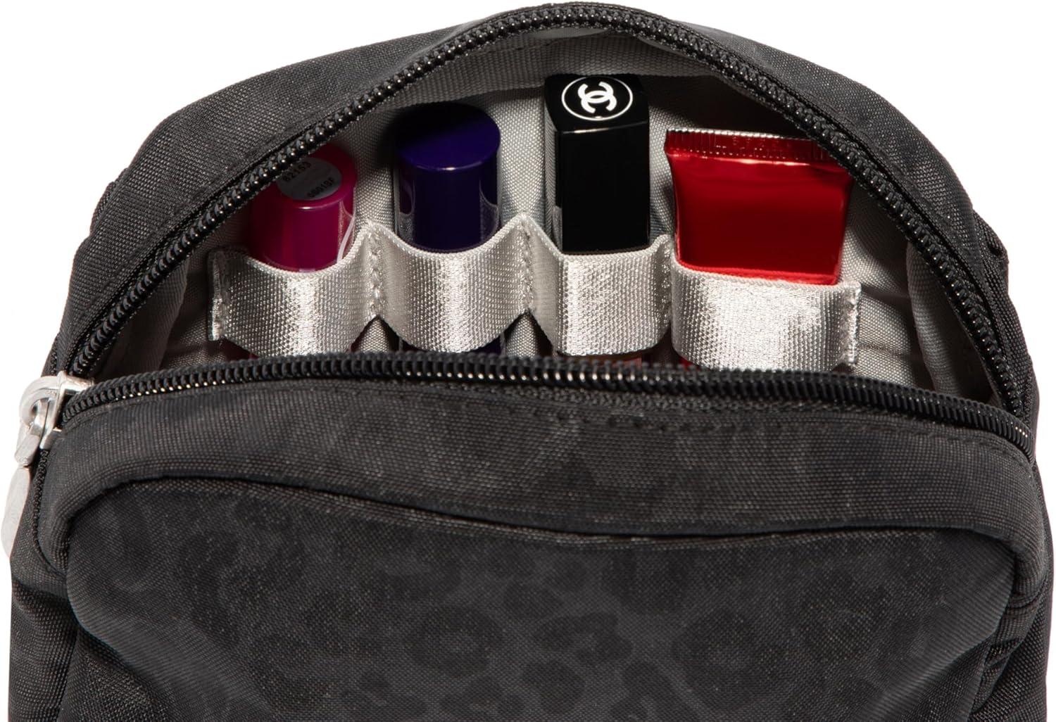 imageBaggallini Womens Pocket Cosmetic  Lightweight Bag  Travel Essentials Makeup Organizer SmallMiniMulberry