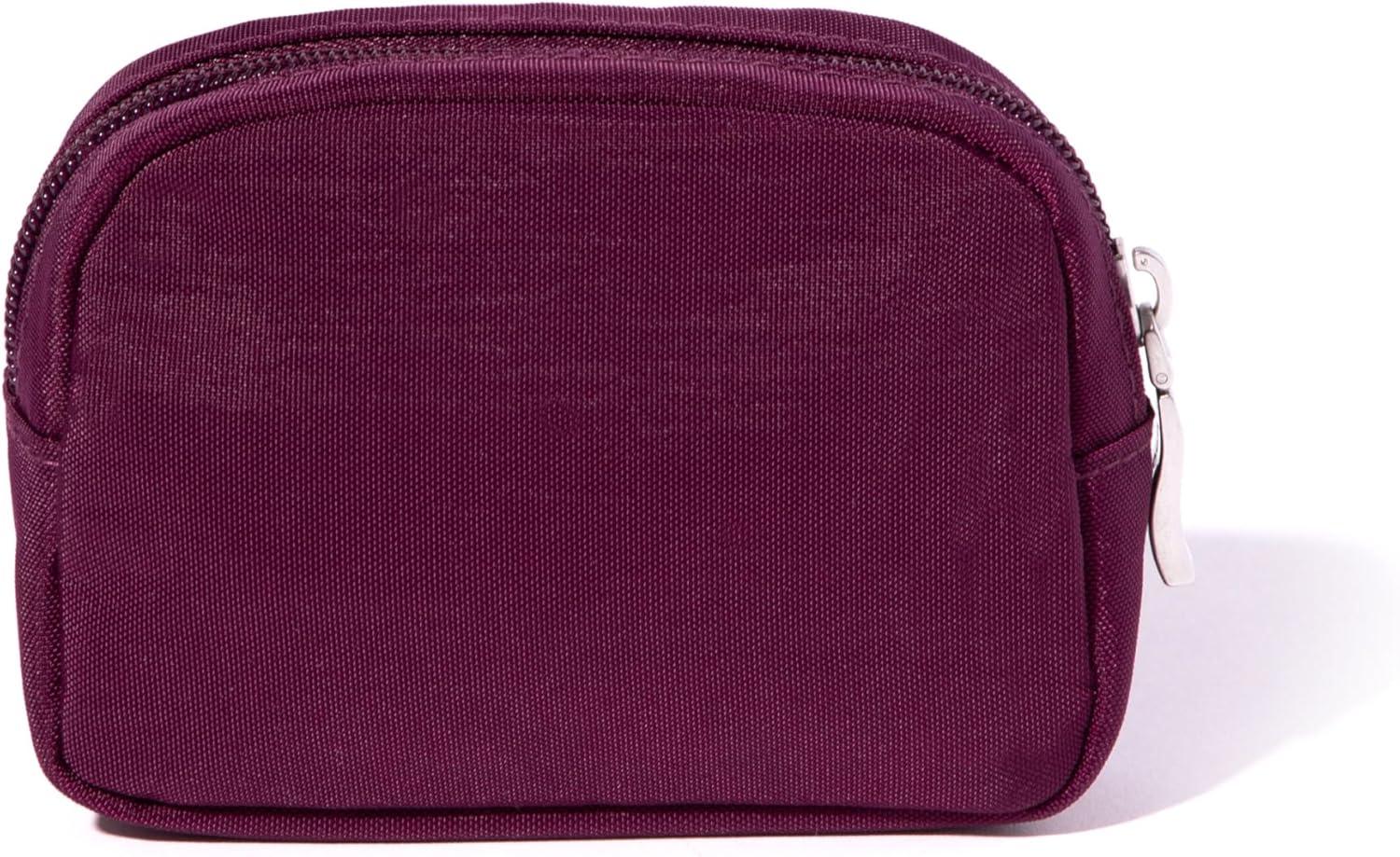 imageBaggallini Womens Pocket Cosmetic  Lightweight Bag  Travel Essentials Makeup Organizer SmallMiniMulberry