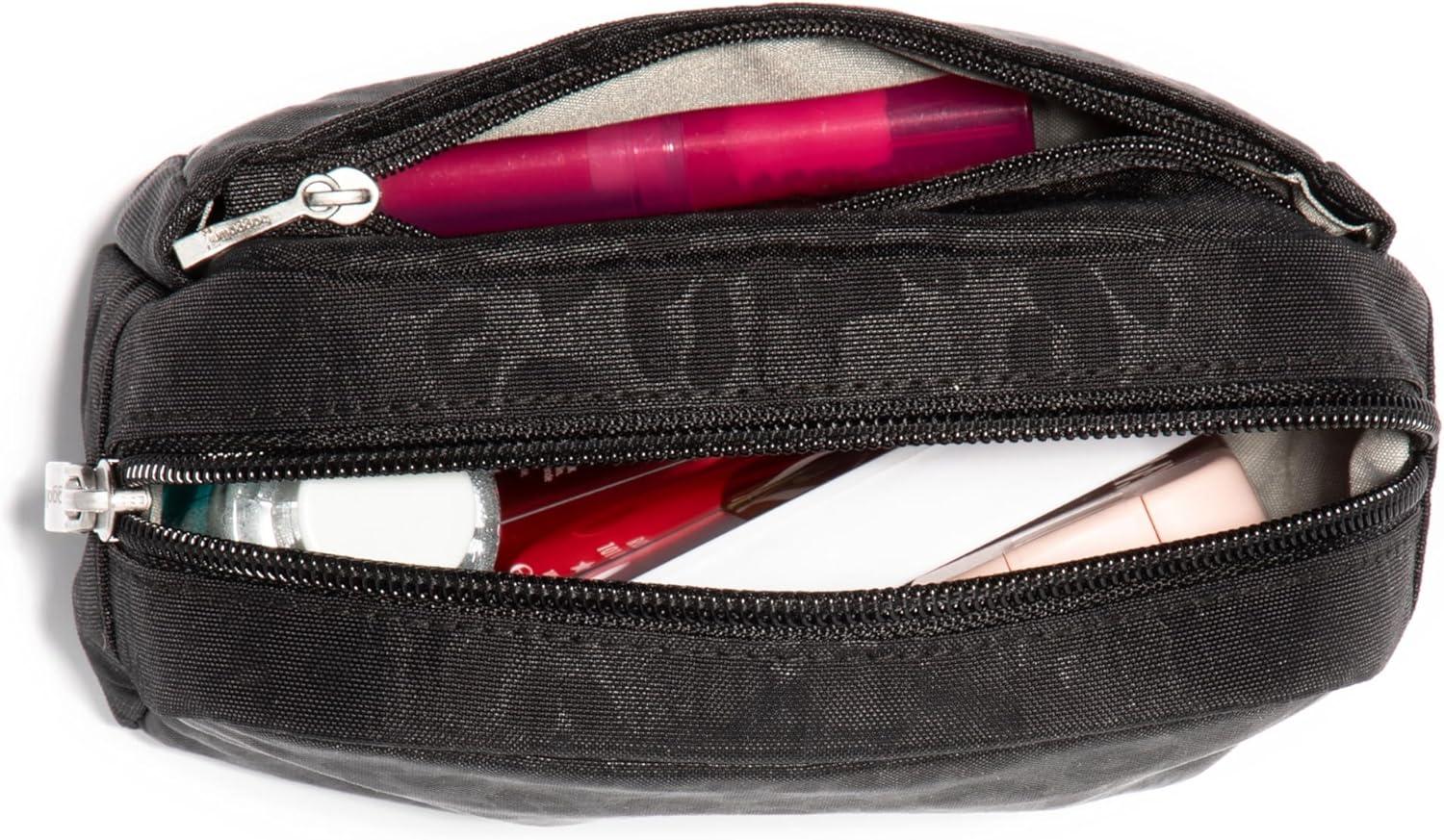 imageBaggallini Womens Pocket Cosmetic  Lightweight Bag  Travel Essentials Makeup Organizer SmallMiniMulberry