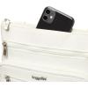 imageBaggallini Crossbody Bag for Women 10quot X 107quot Lightweight Handbags with RFID Card Slots Interior DividerWhite