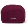 imageBaggallini Womens Pocket Cosmetic  Lightweight Bag  Travel Essentials Makeup Organizer SmallMiniMulberry