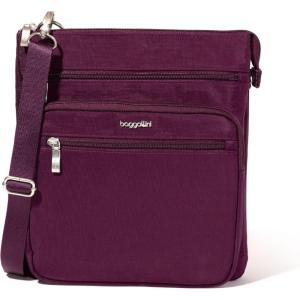 imageBaggallini Crossbody Bag for Women 10quot X 107quot Lightweight Handbags with RFID Card Slots Interior DividerMulberry
