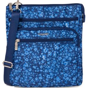 imageBaggallini Crossbody Bag for Women 10quot X 107quot Lightweight Handbags with RFID Card Slots Interior DividerNavy Petal