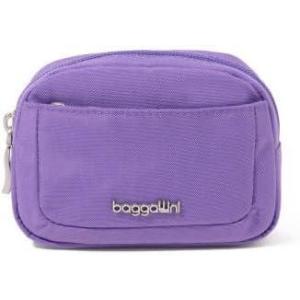 imageBaggallini Womens Pocket Cosmetic  Lightweight Bag  Travel Essentials Makeup Organizer SmallMiniLavender Surf