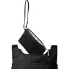 imageBaggallini Cross Over Crossbody Women 11x85 Medium Travel Bag Lightweight WaterResistant Nylon Organized Handbag PurseBlack Zebra Emboss