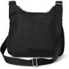 imageBaggallini Cross Over Crossbody Women 11x85 Medium Travel Bag Lightweight WaterResistant Nylon Organized Handbag PurseBlack Zebra Emboss