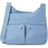imageBaggallini Cross Over Crossbody Women 11x85 Medium Travel Bag Lightweight WaterResistant Nylon Organized Handbag PurseCornflower
