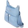imageBaggallini Cross Over Crossbody Women 11x85 Medium Travel Bag Lightweight WaterResistant Nylon Organized Handbag PurseCornflower